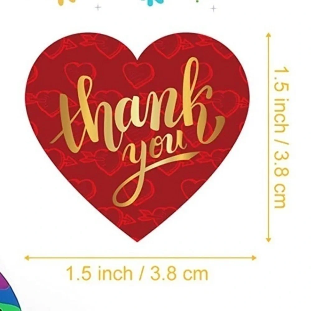 40 Thank You Stickers!